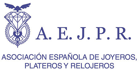 logotipo de AEJPR - Asociación Española de Joyeros, Plateros y Relojeros
