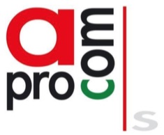 logotipo de APROCOM - Confederación Provincial de Comercio, Servicios y Atónomos de Sevilla