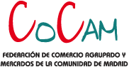 logotipo de COCAM - Federación de Comercio Agrupado y Mercados de la Comunidad de Madrid