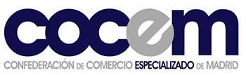 logotipo de COCEM - Confederación de Comercio Especializado de la C. de Madrid
