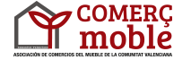 logotipo de COMERÇMOBLE - Asociación de Comercios del Mueble de la Comunidad Valenciana