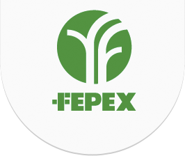 logotipo de FEPEX - Federación Española de Asociaciones de Productores Exportadores de Frutas, Hortalizas, Flores y Plantas Vivas