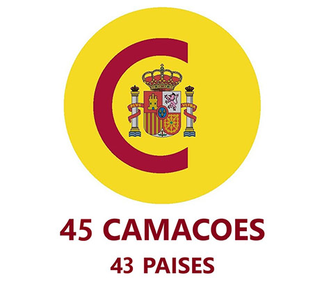 45 CAMACOES, 43 países 