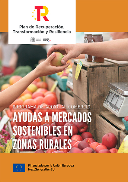 Portada folleto Ayudas a Mercados Sostenibles en zonas rurales